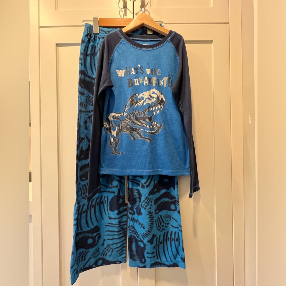 Gap boy’s Dinosaur fleece pj set